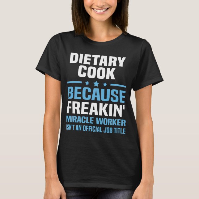 T-shirt Cuisinier alimentaire (Devant)