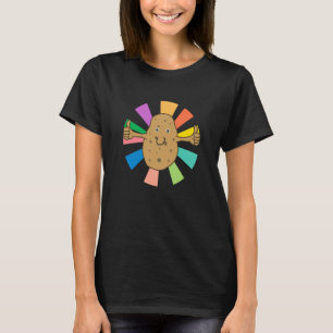 T-shirt Cuisinier amateur ironique de pommes de terre