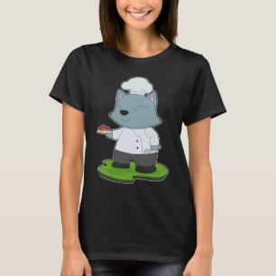T-shirt Cuisinier Chat Pâtisserie Cuisine