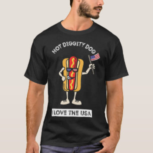T-shirt Cuisinier de pique-nique BBQ patriotique du 4 juil