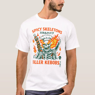 T-shirt Cuisinier squelette épicé