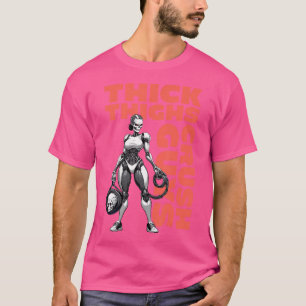 T-shirt Cuisses Épaisses Écrasent les Mecs Haltérophilie M