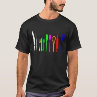 T-shirt Cuisson en couleurs
