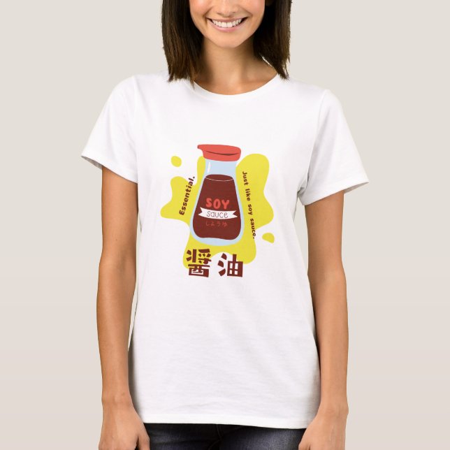 T-shirt Cuite sauce japonaise au soja (Devant)