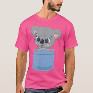 T-shirt Cuits de poche - Ours de Koala - Poches de poche -
