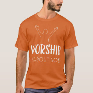 T-shirt Culte Louange Louange Jésus Dieu Croyance chrétien
