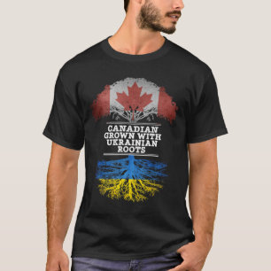 T-shirt Cultivé au Canada avec des racines ukrainiennes