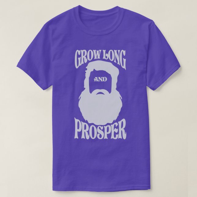 T-shirt Cultiver de longues barbe et Prosper Vintages amat (Design devant)