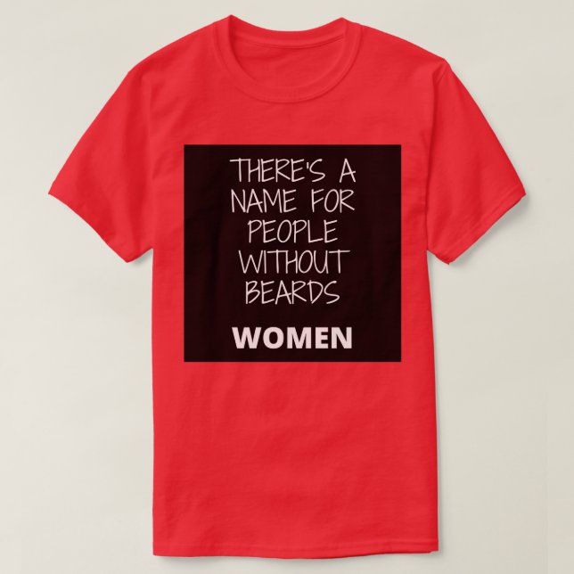 T-shirt Cultiver une barbe 1 (Design devant)