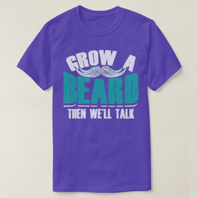 T-shirt Cultiver une barbe puis Wex27ll Talk 12 (Design devant)