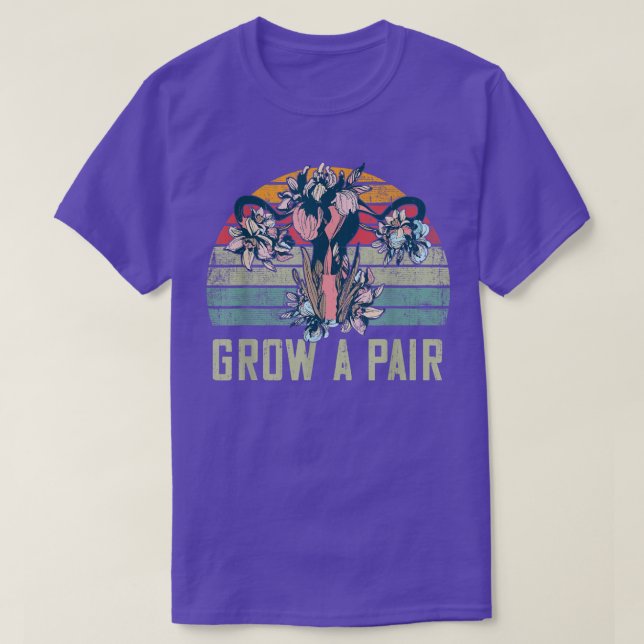 T-shirt Cultiver Une Paire Uterus Pro Choice Feminist Feme (Design devant)