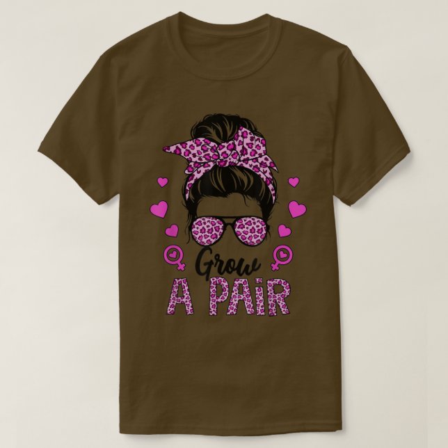 T-shirt Cultiver Une Paire Uterus Pro Choice Feminist Feme (Design devant)