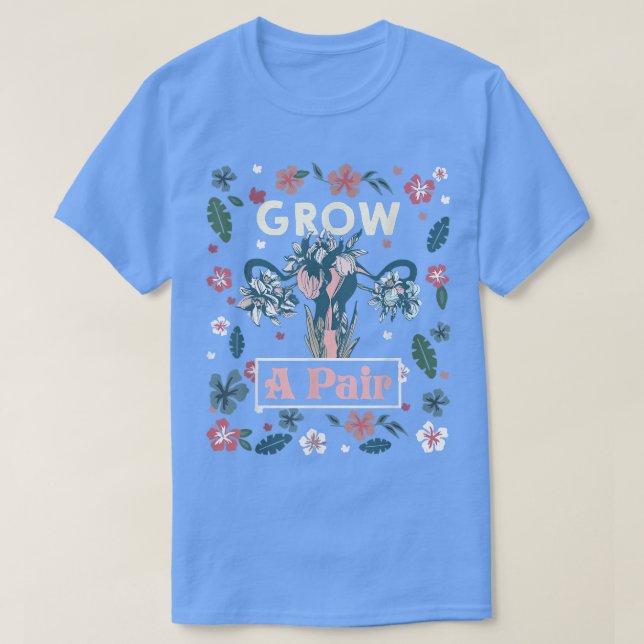 T-shirt Cultiver Une Paire Uterus Pro Choice Feminist Feme (Design devant)
