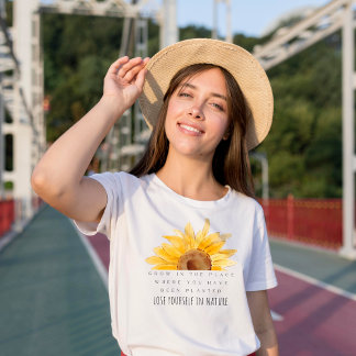 T-shirt Cultivez à l'endroit où vous avez été plantés