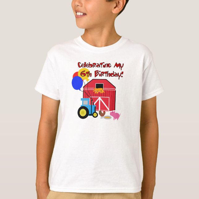 T-shirt Cultivez le 6ème anniversaire (Devant)