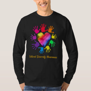 T-shirt Cultural Diversity Awareness Hands Cultural Divera