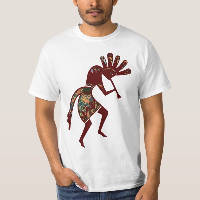 T-shirt Culture amérindienne - Danse Kokopelli 3 (Devant)