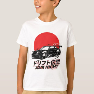 T-shirt Culture de Drift Japonais Esthétique de Course sur