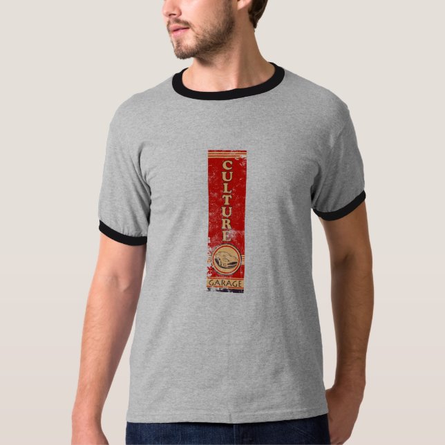T-shirt culture|garage - Cru de Delco - affligé (Devant)