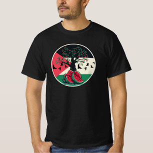 T-shirt culture palestienne pastèque palestine olivier