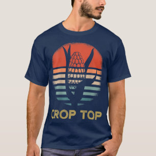T-shirt Culturer Top Fermier Rétro Sunset Corn