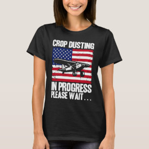 T-shirt Cultures Duster American Crop Dusin En Cours Plaid
