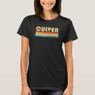 T-shirt Culver Nom de famille Retro Vintage 80s 90s Annive