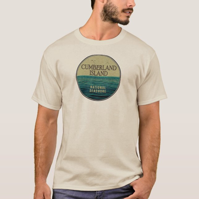 T-shirt Cumberland Island National Seashore Ocean Birds (Devant)