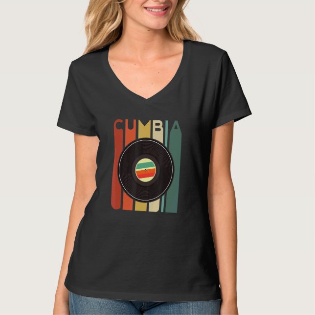 T-shirt Cumbia Latina Baile Dance Party Regalo Colo (Devant)