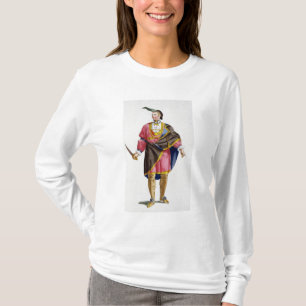 T-shirt Cunne Shote, chef du Cherokees, 1780 (coloure