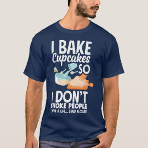 T-shirt Cupcake Bake Lover Funny Cupcake 1273