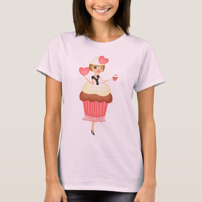 T-shirt Cupcake Love (Devant)