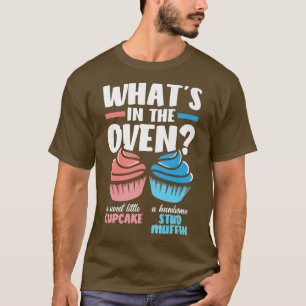 T-shirt Cupcake ou Muffin Baby shower Parti de révélation