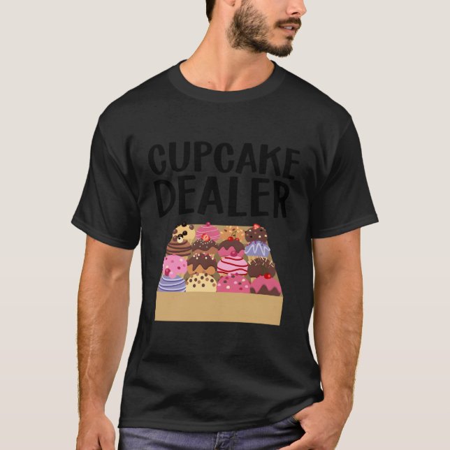 T-shirt Cupcake Pour La Cuisine Cookie Baker Cake Dealer (Devant)