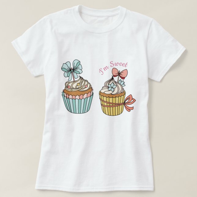 T-shirt Cupcakes (Design devant)