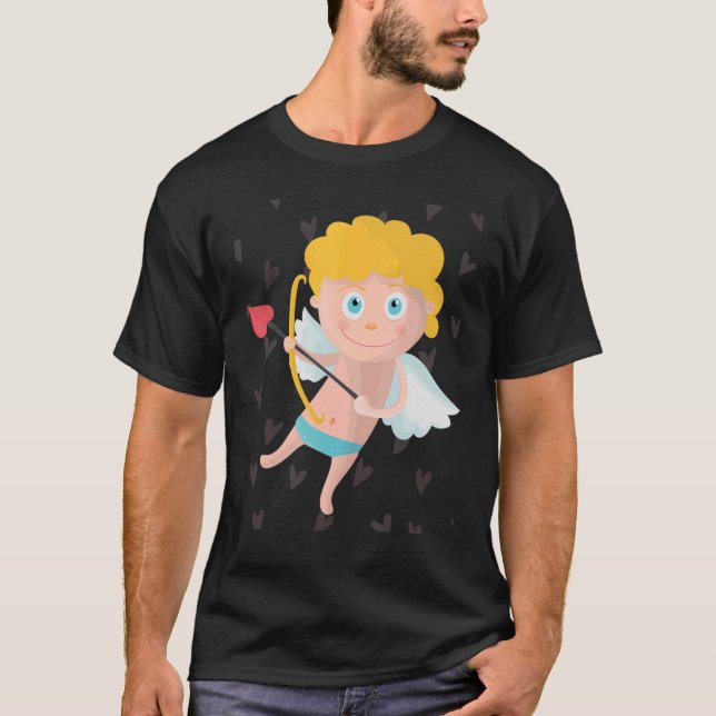 T-shirt Cupid boy arrows costume for Halloween suit   (Devant)