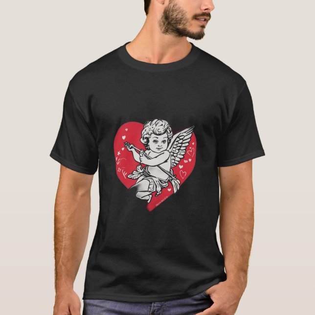 T-shirt  “Cupid Called… I Missed the Call” (Devant)
