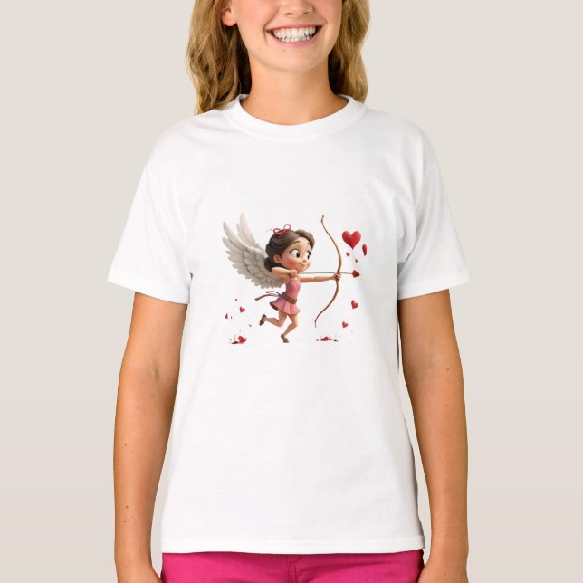 T-shirt cupid girl (Devant)