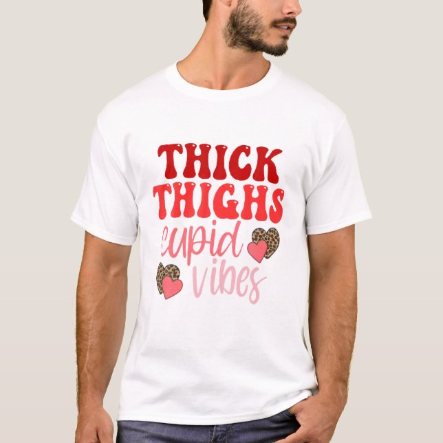 T-shirt Cupide Vibes - Saint Valentin (Devant)