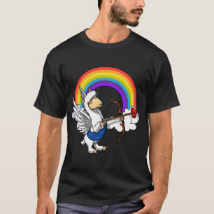 T-shirt Cupidon Lama Mignon