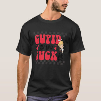 T-shirt Cupidon peut l'emporter Valentine's Day Rétro Vday