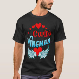 T-Shirt Cupidon's Wingman, T-Shirt Valentine, ZFJ
