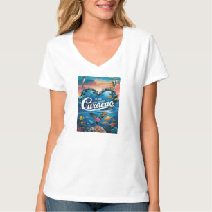T-shirt Curacao Divers Paradise