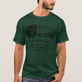 T-shirt Curateur maître médiéval