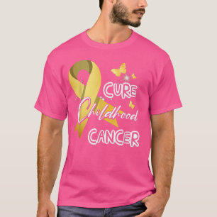 T-shirt Cure Beurre du cancer de l'enfant