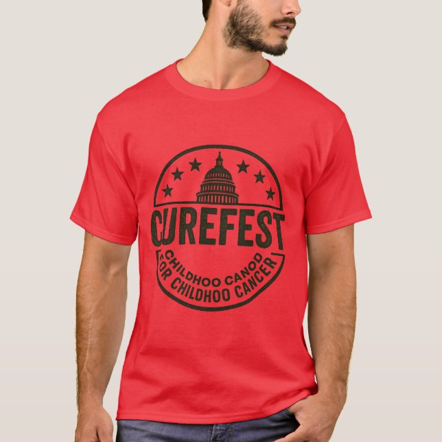 T-shirt CureFest pour le cancer de l'enfant (Devant)