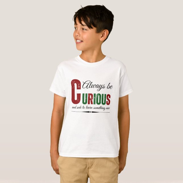 T-shirt Curieux B (Devant entier)