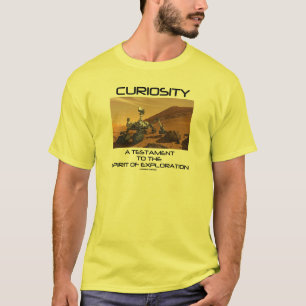 T-shirt Curiosité un testament à l'esprit de l'explorati