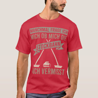 T-shirt Curler Curler salle de sport Precision Rink curlin