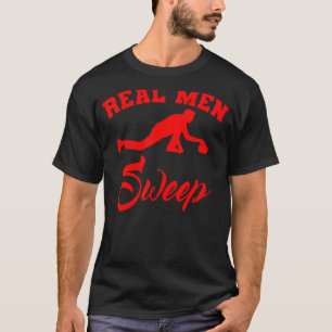 T-shirt Curler Stone Homme Curler Joueur Ice Sports d'hive